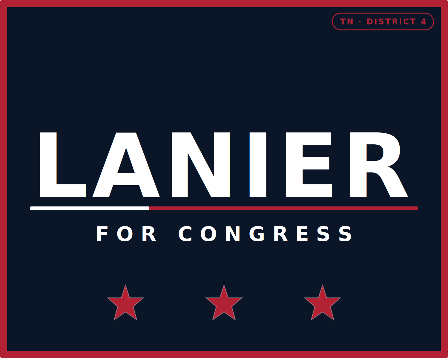 Lanier for Congress